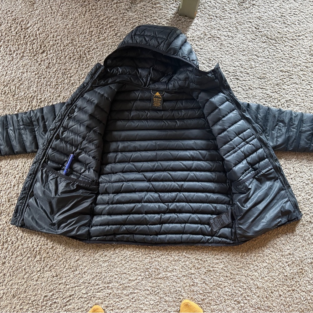 Burton Women's Small Evergreen - Black Down Jacket 650 fill - Picture 4 of 6